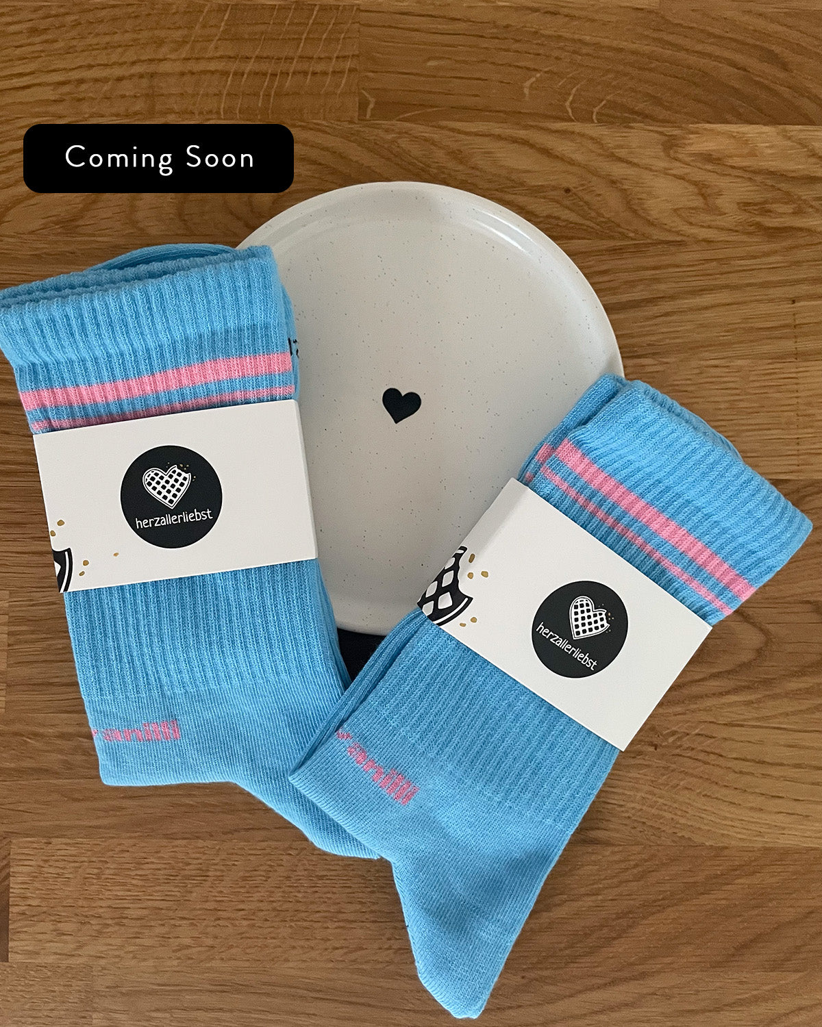 CREW SOCKS CHILLI VANILLI LIGHT BLUE/PINK