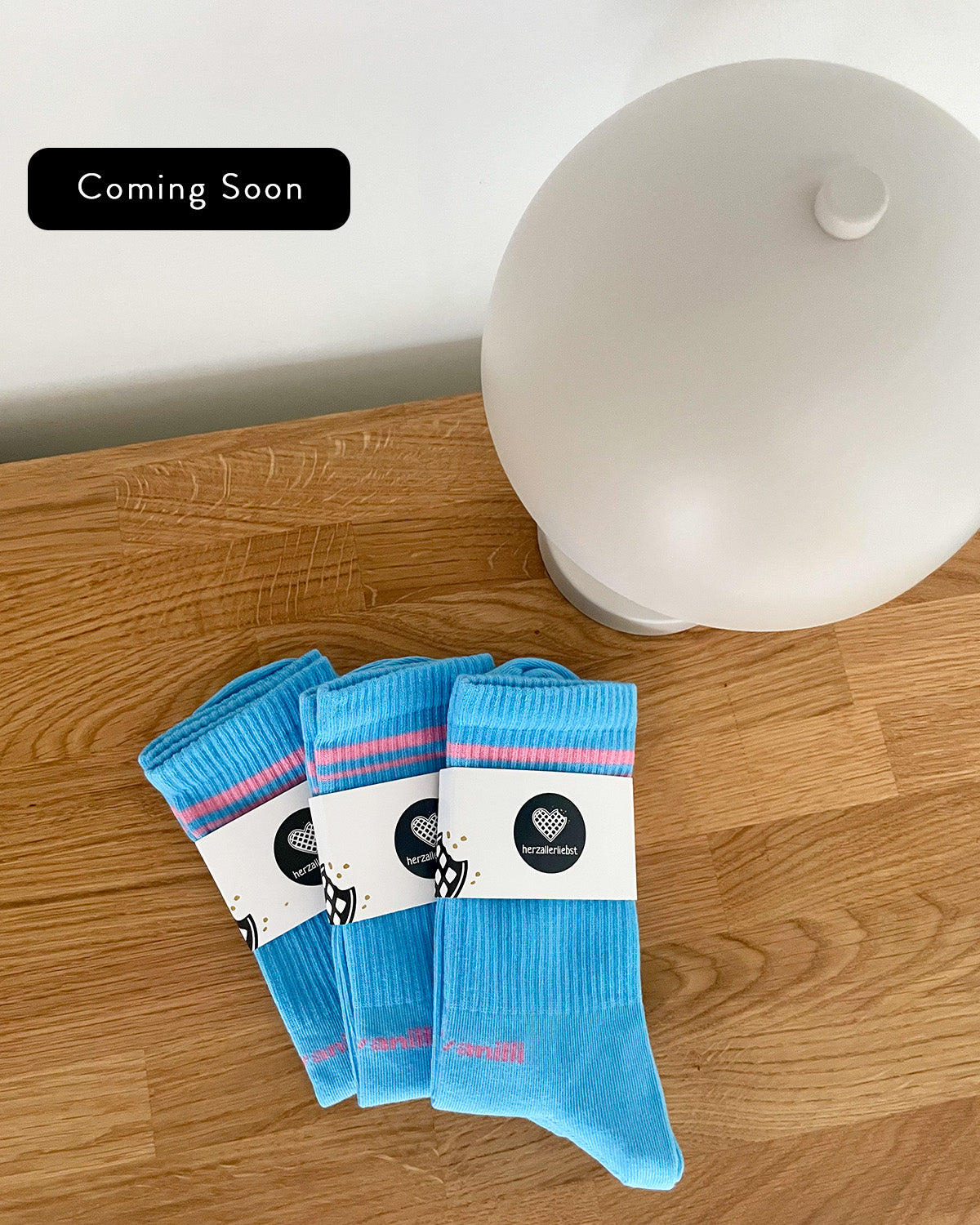 CREW SOCKS CHILLI VANILLI LIGHT BLUE/PINK